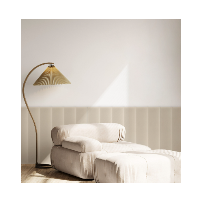 Polsterpaneel Magic Velvet Cremefarben